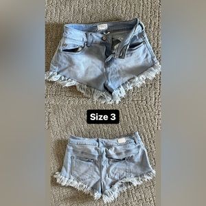 Jean shorts